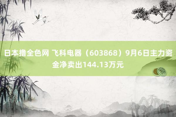 日本撸全色网 飞科电器（603868）9月6日主力资金净卖出144.13万元