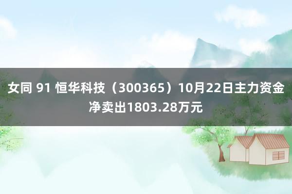 女同 91 恒华科技（300365）10月22日主力资金净卖出1803.28万元