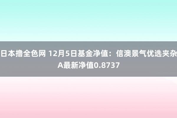 日本撸全色网 12月5日基金净值：信澳景气优选夹杂A最新净值0.8737