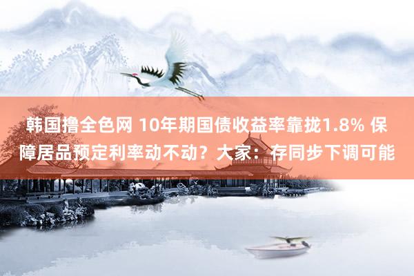 韩国撸全色网 10年期国债收益率靠拢1.8% 保障居品预定利率动不动？大家：存同步下调可能