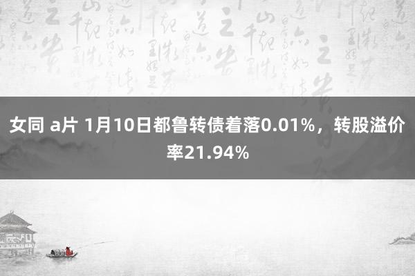 女同 a片 1月10日都鲁转债着落0.01%，转股溢价率21.94%